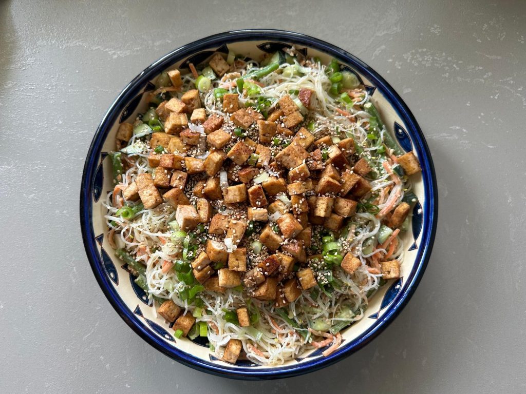 Ayurvedic-Inspired Summer Rice Noodle Salad