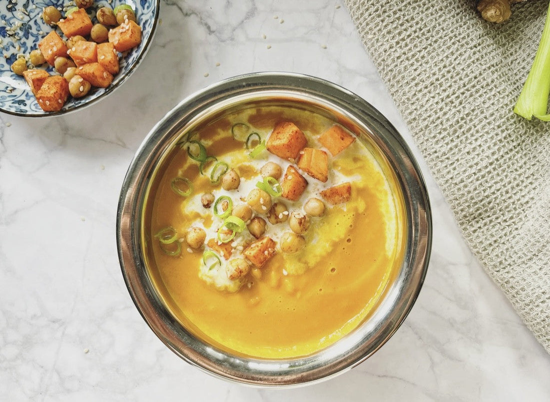 sweet potatp ginger soup