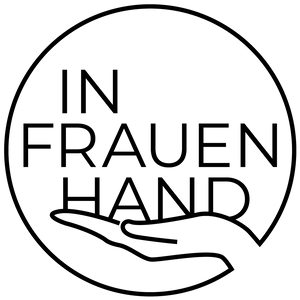 Frauenhand certification logo recognising Wellicious as a female-founded sustainable brand