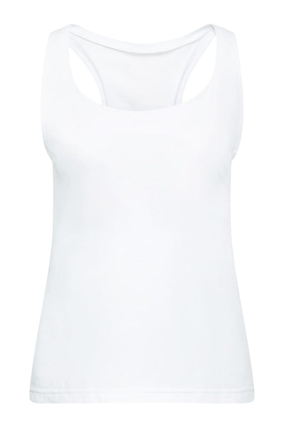 Tank Top - Diamond White | Trägershirt - Diamantweiß