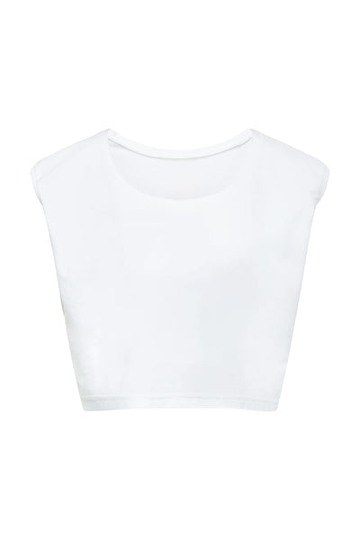 Cropped Dance Vest - Diamond White | Kurz geschnittene Tanzweste - Diamantweiß